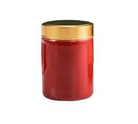 Ceramic Pet Memorial Urn with Cracked Glaze Finish, Modern Leaf Design Ashes Container for Small Animals Cremation(C)