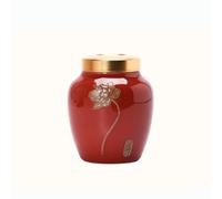Ceramic Pet Urn Cremation Keepsake The lotus relief is elegant and graceful Small Memorial Elegant Holder with Pet-Shaped Lid for Cat or Dog Ashes