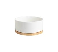 Ceramic Pet Water Bowl with USB Heater, Thermostatic Warm Water Dispenser for Winter - Prevents Freezing, Encourages Hydration, Easy Clean Ceramic Base