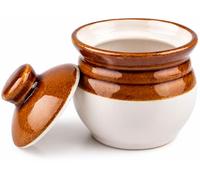 Ceramic Pickle Jar with Lid Kitchen Food Storage Canister Sugar Salt Spices