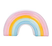 Ceramic Piggy Bank, 7x4x2" Cute Rainbow Piggy Bank Girls, Educational Practical Decorative for Children Birthday Souvenir Party Favor