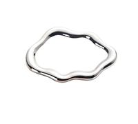 Ceramic Plate Simple White/silver Household Dessert Jewelry Storage Cloud for Necklace, Bracelet(Silvering)