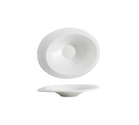 Ceramic Plates for Dinner 11 Inch Creative Tableware Pasta Plate White Hot Pot Dish Large Ceramic Dessert Cake Plate Dishes for Dining Room(15 in)