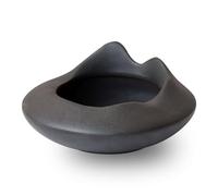 Ceramic Porcelain Cigar Ashtrays For Men Luxury, Outside Ashtrays For Cigarettes For Patio, Cigar Tray Cool Ashtrays Inside-black-13x13x6.5cm