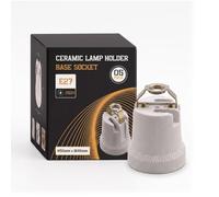 Ceramic Porcelain E27 Lamp Holder Edison Screw Light Bulb Socket