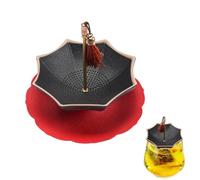 Ceramic Porcelain Tea Infuser | Rotary Multifunction Chinese Retro Style Tea Strainer - Umbrella Shaped Ceramic Tea Strainer | For Kitchen, Family Dinners, Ceremonies, Office, Birthdays