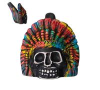Ceramic Portable Skull Spooky Whistle - Aztec Whistle | Terror Scream Musical Instruments For Halloween | Museums | Home Users | Business Users World's Loudest