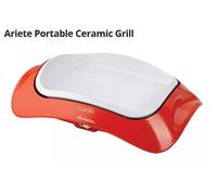 Ceramic Portable Table Grill Ariete 700W Cuoki Cook, Grill, Keep Warm, Orange