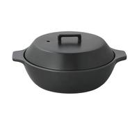 Ceramic pot Kakomi 1.2L Black one size