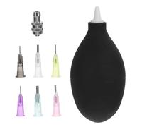 Ceramic Precision Applicator Bottle with Fine Tip for Pottery Artists | Rubber Squeeze Body, Connector and Needles Included, Steady Glaze Flow for Classroom Ceramics and Handbuilding