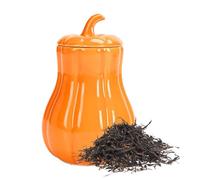 Ceramic Pumpkin Candy Jar, Decoration Cookie Canister, Ceramic Sealing Storage Canister for Dried Fruits Loose Tea Homeowners Collectors Living Room Kitchen Bedroom Fall Celebration Planners