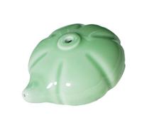 Ceramic Pumpkin Inkwell Water Dropper for Calligraphy and Ink Stone | 9x7x3.5cm Green Finish, Precise Droplet Control, Smooth round Edges for Brush Painting Setup