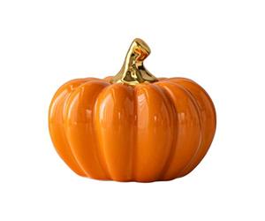 Ceramic Pumpkins Fashionable Halloween Decorations Home Decorations Modern Vacation Home Q Christmas Ornament (B, One Size)