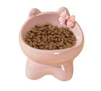 Ceramic Raised Cat Bowl - Food Accessory, Non-Slip Bowl | Stylish and Functional Style for Better Eating and Preventing Health Problems, Ergonomic Design