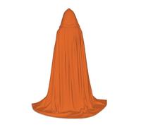 (Ceramic Red) Print Hooded Cape For Teenagers Costume Party, Halloween Hooded Cape Soft and Elastic,L
