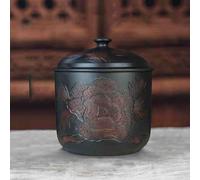Ceramic Rice Cylinder With Lid - Airtight Bulk Food Storage, Ceramic Rice Dispenser, Rice Dispenser Airtight Storage Bucket For Grains Snacks Candy Coffee Beans Food Dispenser Grain Dispense
