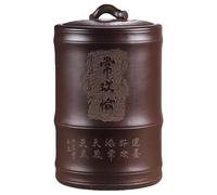 Ceramic Rice Jar with Lid Large-Capacity Storage Container Freshness Locking Wide Mouth Healthy Grain Suitable for Soybeans and Rice(Style C,Capacity 50kg/110lb)