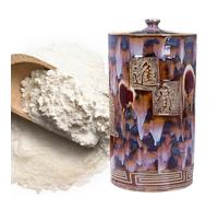 Ceramic Rice Storage Container 4kg - 40kg Large Capacity Sealed Food Storage Jar With Lid, Grain Dispenser For Cereal, Flour, Sugar, Coffee, Rice, Beans(16kg)
