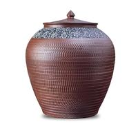 Ceramic Rice Storage Container, Food Containers Jar, Household Rice Barrel with Lid, Ceramic Rice Bucket, Rice Storage Box, Durable and Moisture-proof, for Flour, Food(30 * 30cm/11.8 * 11.8in)