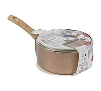 Ceramic Rose Gold Induction Cooking Pots Pans Frying Pan Cookware Set (18cm Saucepan)