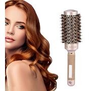Ceramic Round Brush Gold Hair Brush Hairdressing Curling Hairstyle Brush 4 Different Sizes Professional Hairdressing Set(45mm)