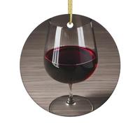 Ceramic Round Wine Bottle Decoration - A must have for the festive season