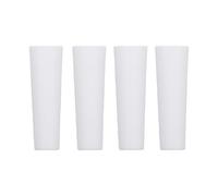 Ceramic Sandblaster Nozzle Tips 4pcs Replacement Set | White Finish, Uniform Flow and High Wear Resistance, Easy Installation for Concrete Roughening and Deck Maintenance