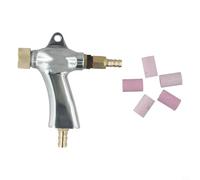 Ceramic Sandblasting Nozzles, Dedicated Sandblasting Ceramic Nozzles, 5 Nozzles Five Ceramic Nozzles Made Of An Aluminium Alloy To Remove Rust, Paint And Stains On Metal, Glass And Wood Surfaces(B)