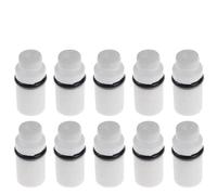 Ceramic Sandblasting Tips Replacement Nozzle Set for Low Pressure Sandblaster, Earthenware Blast Nozzles 10 Pcs for Rust Removal and Paint Stripping Workshop Eq