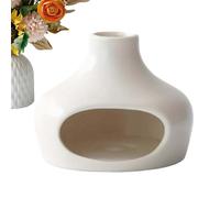 Ceramic Santo Burner,Desktop Incense Burner Holder - Ceramic Smudge Ash Catcher for Burning Wooden Sticks, Cone-Shaped Fragrance Stand