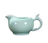 Ceramic Sauce Pitcher， Sauce Milk Pitcher Restaurant Home Celadon Relief Ceramic Kung Fu Tea Set Fairness Cup Pot Creative Gravy Boat(Grün)