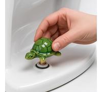 Ceramic Sea Turtle Toilet Bolt Caps - Set of 2, Ocean-Themed Bathroom Decor, Easy Installation, Durable and Rust-Resistant, Decorative and Functional, Ideal for Home Bathrooms, Hotels - Universal Fit