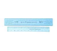 Ceramic Shrinkage Scale Ruler for Pottery 2pcs Measuring Tools for Models Clay Sculpture Supplies Accurate Measurement for Crafts and Art Projects 2PCS (Sky Blue, 37x5.5x1)