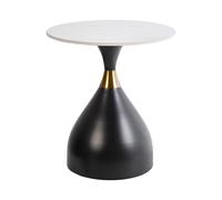 Ceramic Side Table Black ITUNA