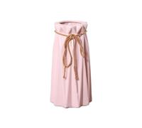 Ceramic Small Vase Creative and Minimalist Decoration for Living Room Desktop Dry Flower Arrangement Ornaments(Pink,Small)