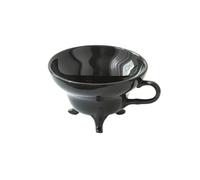 Ceramic Solid Color Coffee Cup,Appearance Level Cup Household Flower Tea Mug Milk Afternoon Tea Cup(Schwarz)