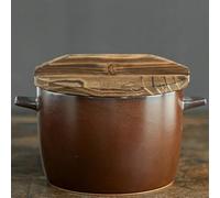 Ceramic Soup Pot with Lid, Versatile Casserole for Household Use, Ideal for Instant Noodles and Hot Pot Dishes