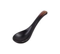 Ceramic Soup Spoons,Japanese Style Teaspoon,Kitchen Rice Spoons,Retro Serving Spoons,Porcelain Asian Dining Spoon(C)