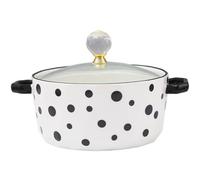 Ceramic Soup Tureen With Glass Lid Porcelain Serving Soup Tureen Large Capacity Ceramic Serving Soup Bowl With Handle White Porcelain For Restaurant Home Kitchen Decoration(B)