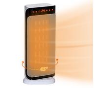 Ceramic Space Heater Oscillating Portable Tower 1000W/2000W 3 Heating Modes