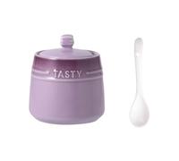 Ceramic Spice Jar,Condiment Storage Container,Sugar Pot with Lid,Kitchen Seasoning Box,Seasoning Storage Jar