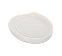 Ceramic Spoon Rest Holder for Kitchen Counter, Heat Safe | Stoneware Glaze Finish, Cat Paw Shape, White Rustic Style, Keeps Counters Clean near Stove Top