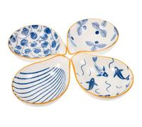 Ceramic Spoon Rest Set 4pcs for Tableware and Chopsticks