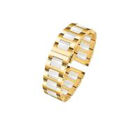 Ceramic Steel Watch Band Fit for Huawei Watch GT5 41mm 46mm PRO 42mm/Ultimate Men Women Watch Strap(White Gold 1,For GT5 41mm)