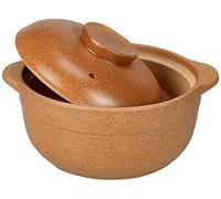 Ceramic Stew Pot Ceramic Hot Pot Soup Earthenware Clay Pot Casserole Crock Pot Ceramic Pot Casserole High Temperature Resistant For Cooking Hot Pot Bibimbap And Soup(2.5l)