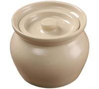 Ceramic Stew Pot with Sealed Lid 400ML Volume for Individual Portions For Soup Steaming and Slow Cooking (A)