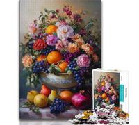 Ceramic Still Life Jigsaw Puzzles for Adults Teenagers Jigsaws Puzzle,Help The Brain Exercise Addictive Toys to Cultivate Patience Parent-child Interaction 75x50cm