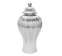 Ceramic Storage Jar with Lid White & Gold Porcelain Canister for Living Room Table Decor & Home Decoration Stylish Kitchen nization Elegant Gift Idea