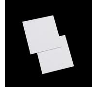 Ceramic Substrate Sheet 10pcs Square Corundum Sheet, Thin Alumina Ceramic Sheets Abrasion resistance, Machinable White(40X40X3mm)