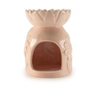 Ceramic Sunflower Oil Burner Pastel Pink Fragrance Tealight